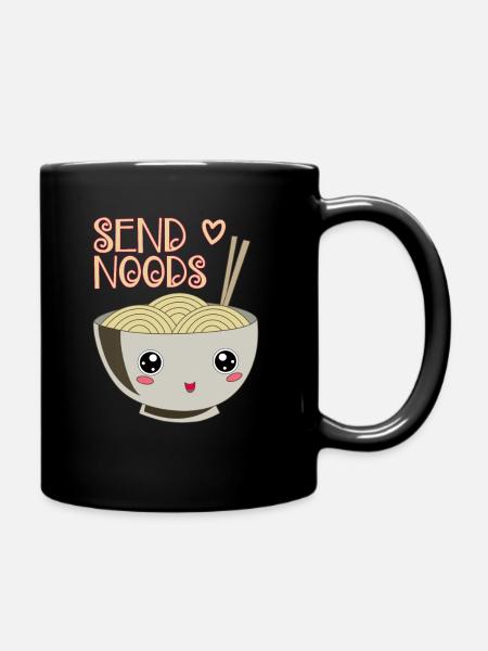 Send Noods Japanische Ramen Nudeln Japan Foodie - Tasse einfarbig - Schwarz