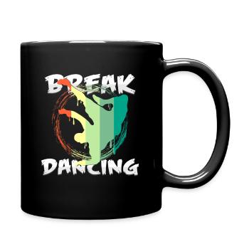break dancing - Full Colour Mug - black - Right