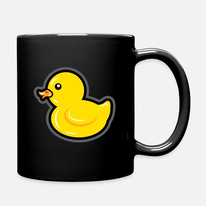 Canard de bain cadeau Quitscheente - Mug uni - noir