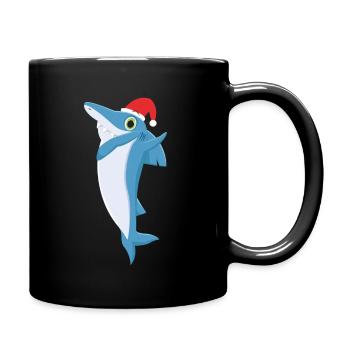 Dabbing Shark Funny Dabbender Shark Dab Gift - Full Colour Mug - black - Right