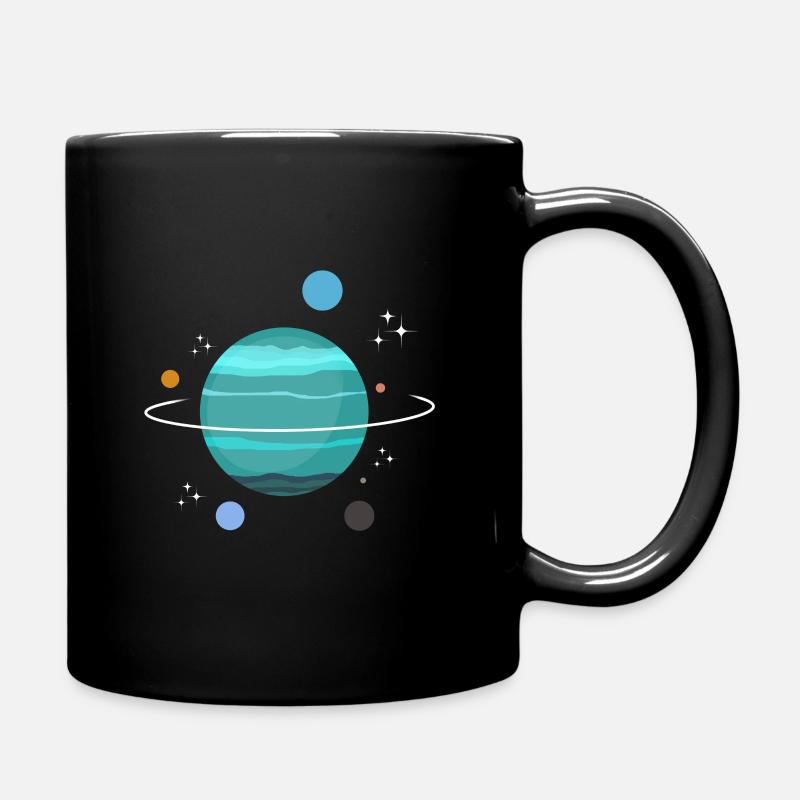 Uranus Planet Gift - Mug uni - noir