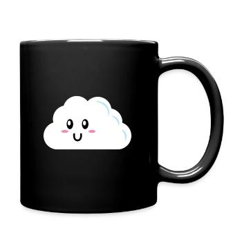 Cadeau de nuages - Mug uni - noir - Droite