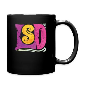 LSD Droge - Tasse einfarbig - Schwarz - Rechts
