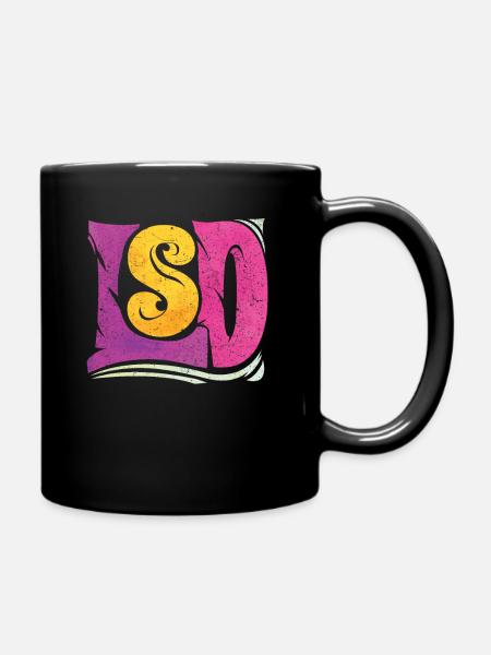 LSD Droge - Tasse einfarbig - Schwarz