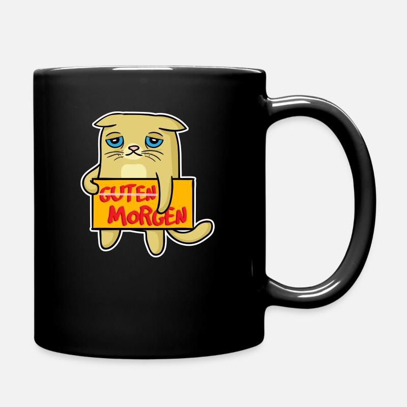 Lustiger Spruch Montag Geschenkidee Geschenk - Tasse einfarbig - Schwarz