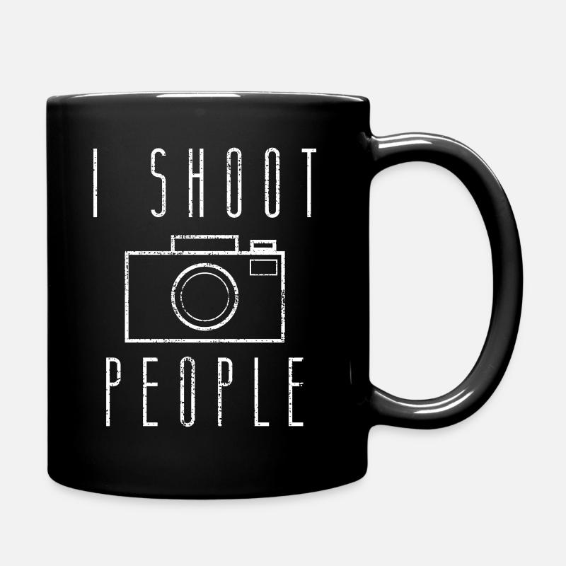Fotograf Kamera - Tasse einfarbig - Schwarz