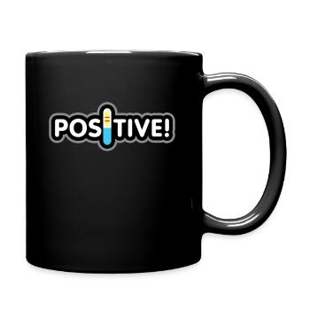 Grossesse enceinte cadeau - Mug uni - noir - Droite