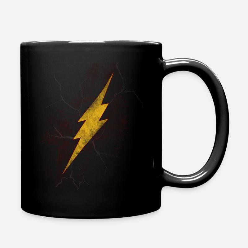 lightning - Full Colour Mug - black