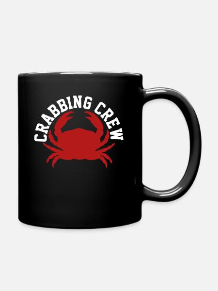 Krabbe Crew - Tasse einfarbig - Schwarz