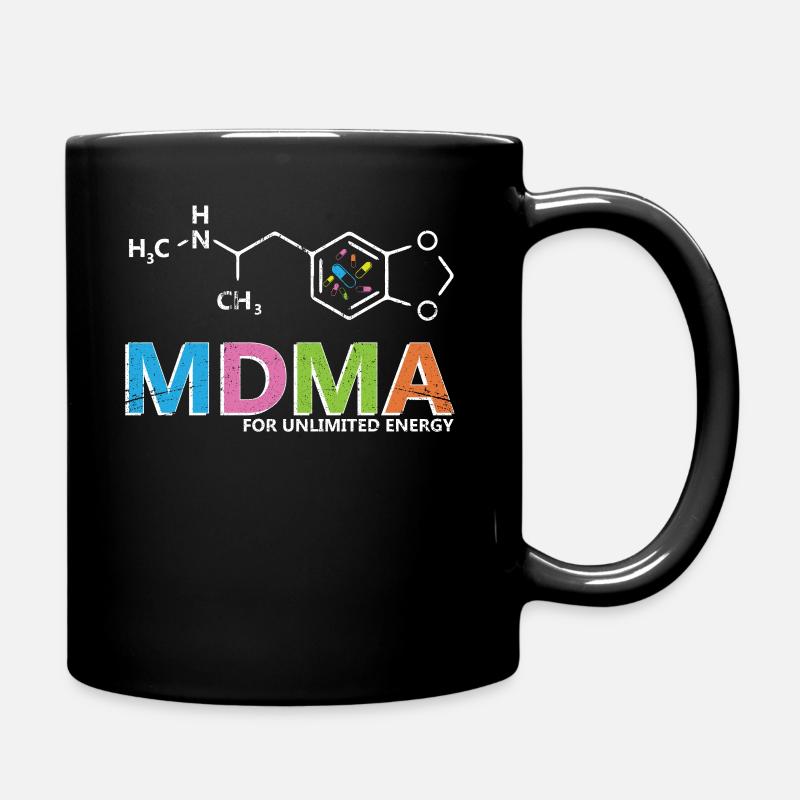 Ecstasy MDMA - Tasse einfarbig - Schwarz