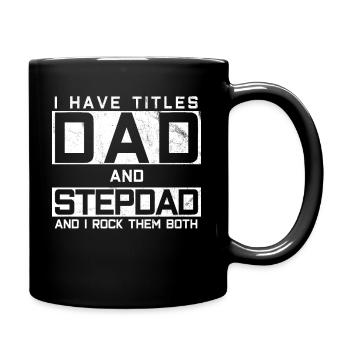 stepfather - Full Colour Mug - black - Right