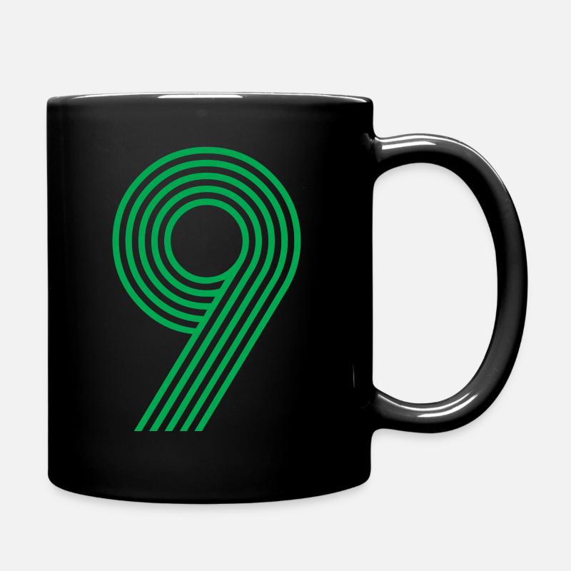 9 SHIRT - Tasse einfarbig - Schwarz