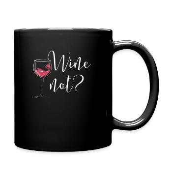 Vin rouge vin cadeau vin blanc - Mug uni - noir - Droite