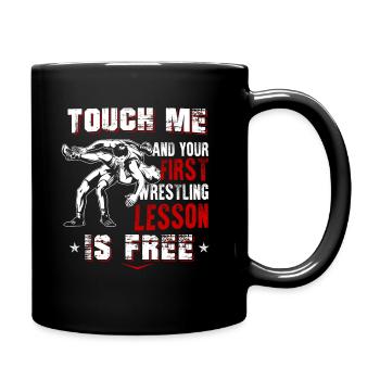 lutte - Mug uni - noir - Droite