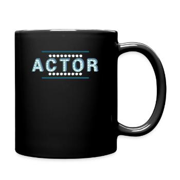 Schauspieler Schauspielerin Drama Bühne Beruf - Tasse einfarbig - Schwarz - Rechts