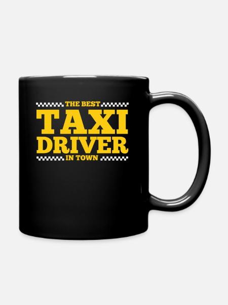 Chauffeur de taxi Moniteur de conduite Chauffeur Chauffeur de taxi - Mug uni - noir