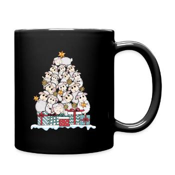 mouton mouton mouton berger animal Noël cadeau - Mug uni - noir - Droite