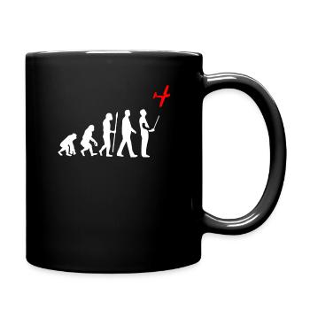 Evolution du modèle de vol - Mug uni - noir - Droite