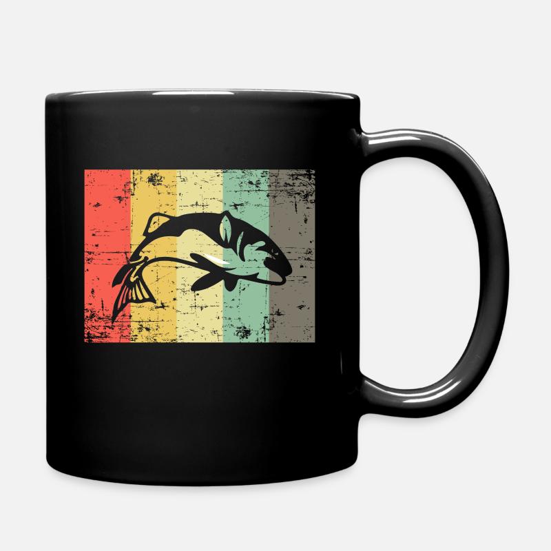 Angler Fisch - Tasse einfarbig - Schwarz