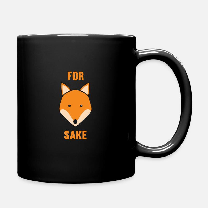 For Fox Sake - Full Colour Mug - black