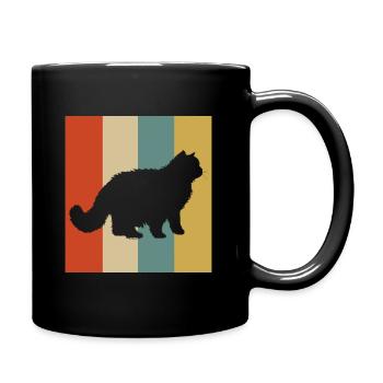 Persian Cat Persian Cat Cat Gift - Full Colour Mug - black - Right