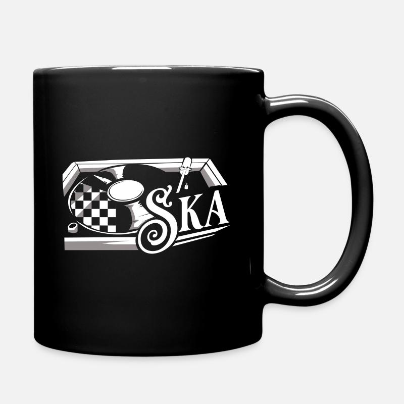Ska reggae - Full Colour Mug - black