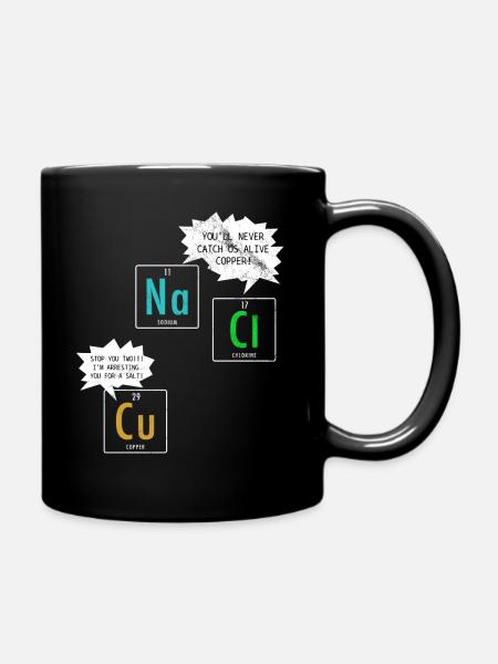 Chemistry joke - Full Colour Mug - black