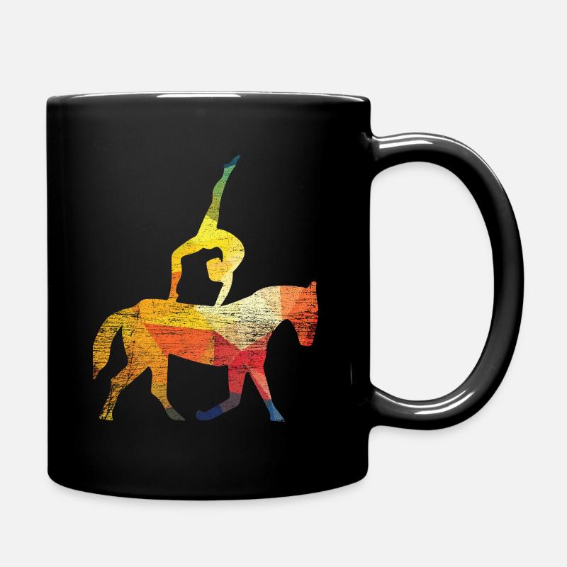 Gymnastique équestre - Mug uni - noir
