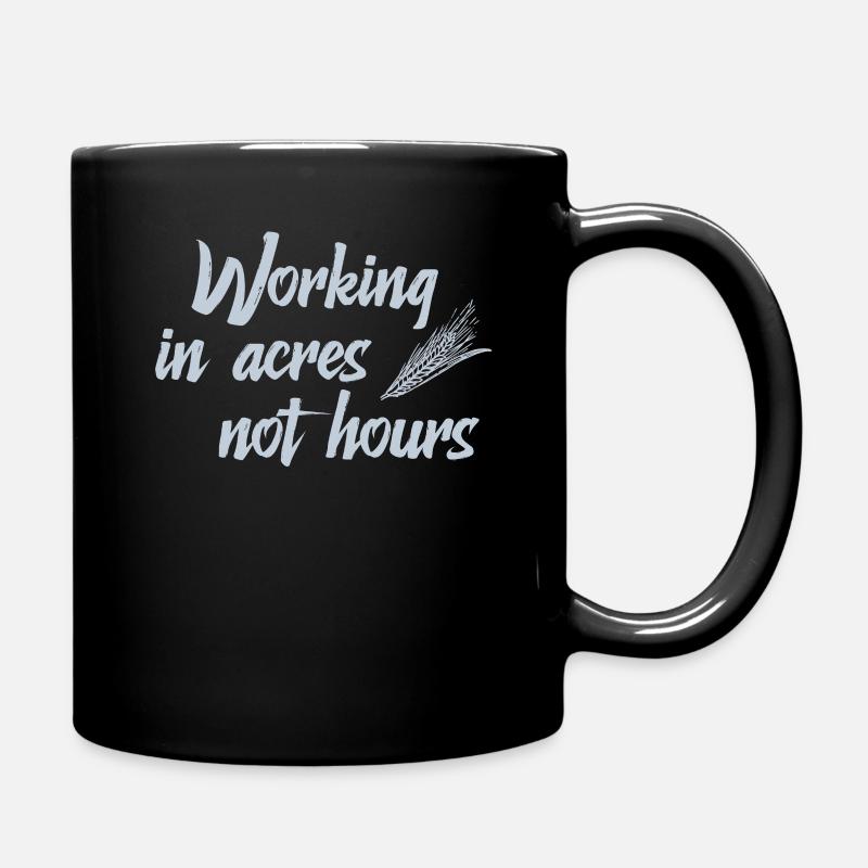 Landwirtschaft - Tasse einfarbig - Schwarz