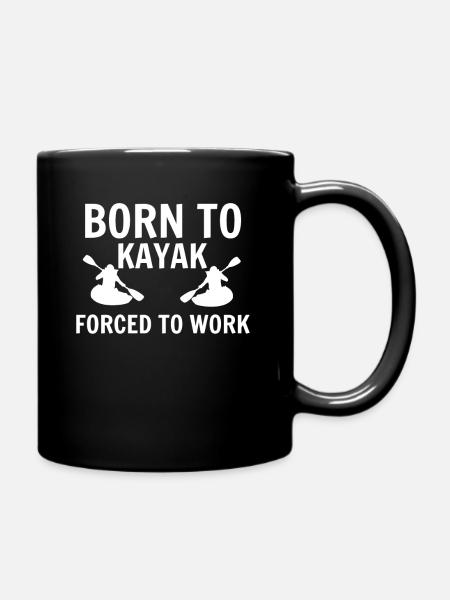 Kayak - Tasse einfarbig - Schwarz