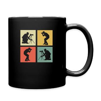 Photographie - Mug uni - noir - Droite