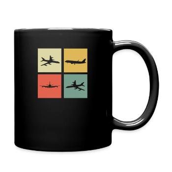 pilot - Full Colour Mug - black - Right