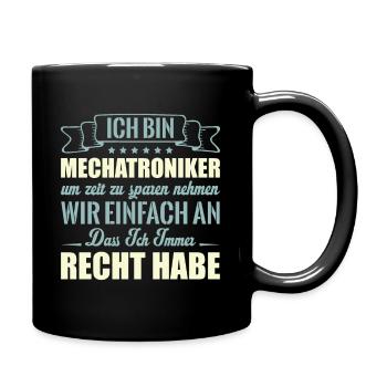 Mechatronics Mechatronics KFz Mechanics Cars - Full Colour Mug - black - Right