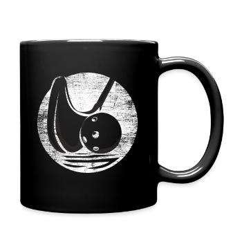 Floorball sports hockey - Full Colour Mug - black - Right