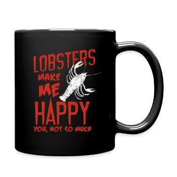 Hummer me rend heureux - Mug uni - noir - Droite