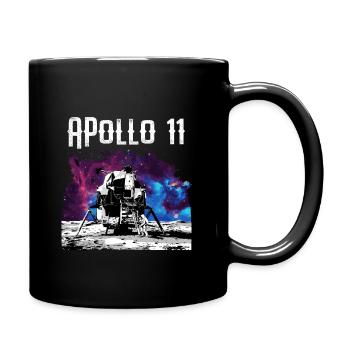 Apollo 11 Mondlandung Raumfahrt Astronaut Geschenk - Tasse einfarbig - Schwarz - Rechts
