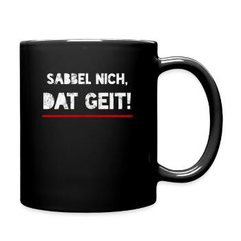 Sabbel Nich Allemagne du Nord Ostfriese nord - Mug uni - noir - Droite