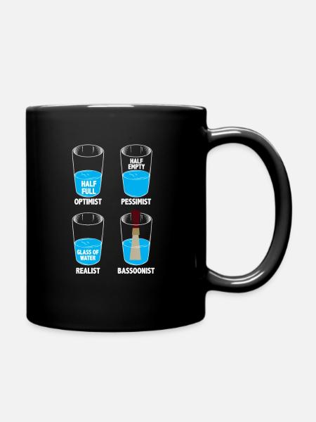 Fagottist orchestre d’eau musiciens cadeau de basson - Mug uni - noir