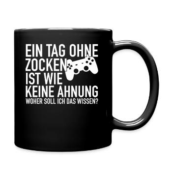 Une journée sans jeu | Joueur gamer gamer - Mug uni - noir - Droite