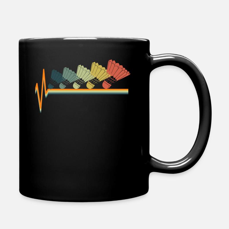BADMINTON - Mug uni - noir