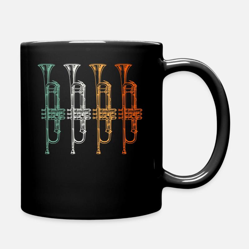 trompette - Mug uni - noir