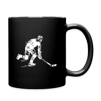 hockey - Mug uni - noir - Droite