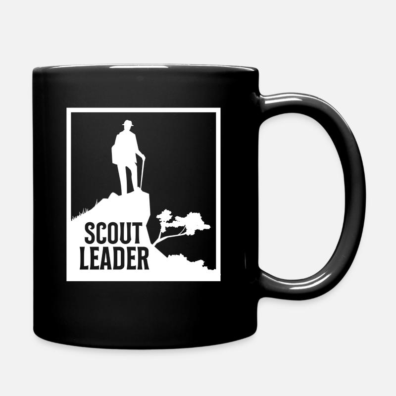 Tête de scout - Mug uni - noir