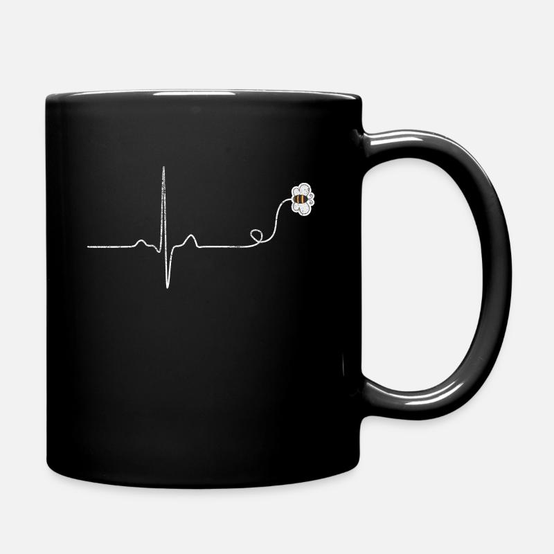 Biene Imker - Tasse einfarbig - Schwarz