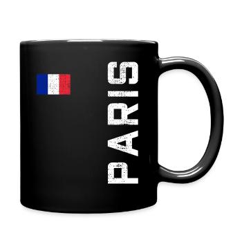 Maillots Paris France - Mug uni - noir - Droite