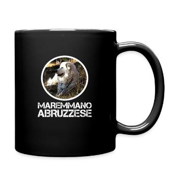 Pastore Maremmano Abruzzese Herd Protection HerdIng Dog - Full Colour Mug - black - Right