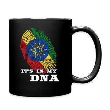 Ethiopia - It's in my DNA - Full Colour Mug - black - Right