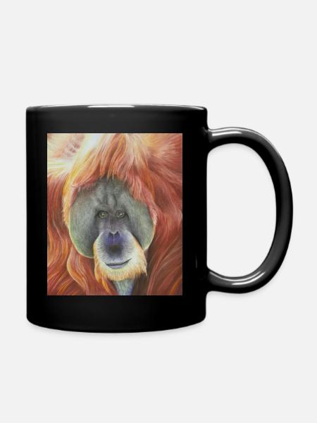 Orang Utan - Tasse einfarbig - Schwarz