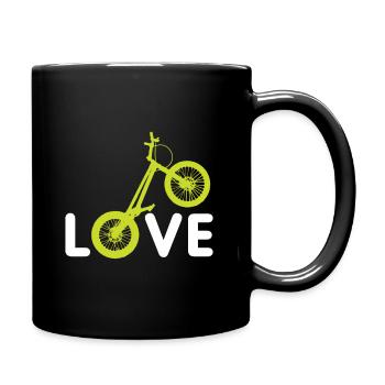Vélo d'essai - Mug uni - noir - Droite