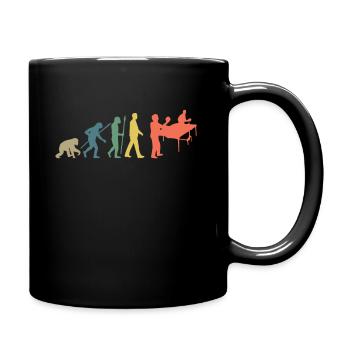 Evolution Table Tennis Retro - Full Colour Mug - black - Right